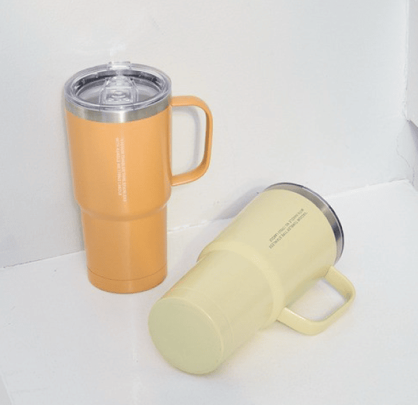 フタ&ハンドル付きタンブラー